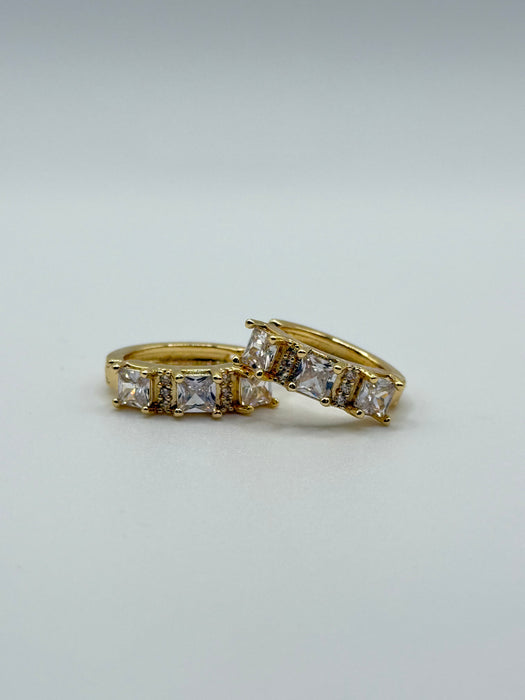 Iris Earrings Cubic Zirconia