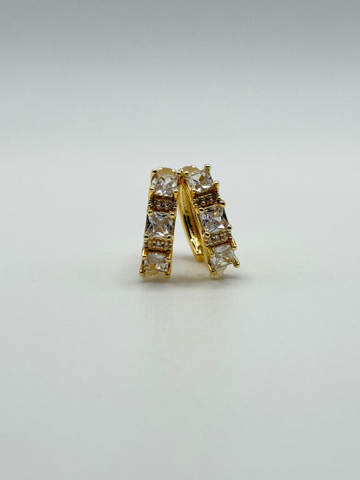 Iris Earrings Cubic Zirconia