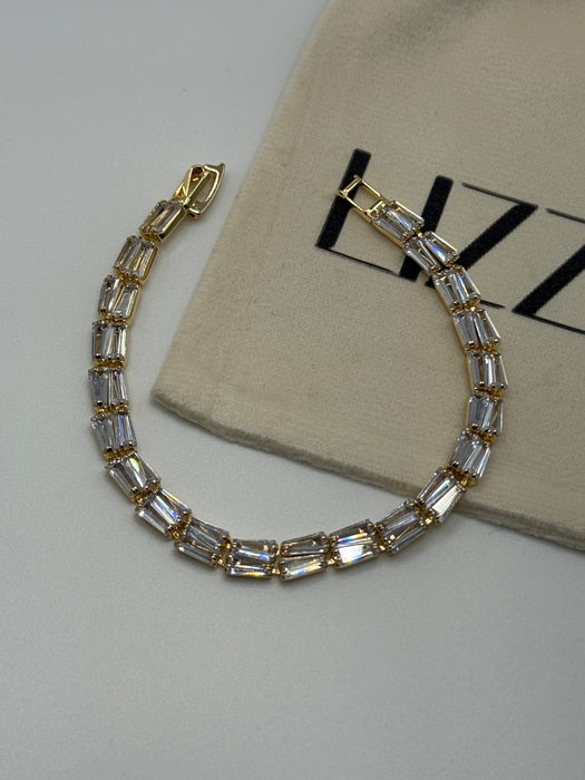 Princess Gold Filled Bracelet CZ