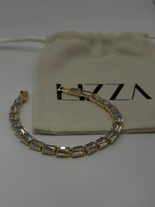Princess Gold Filled Bracelet CZ