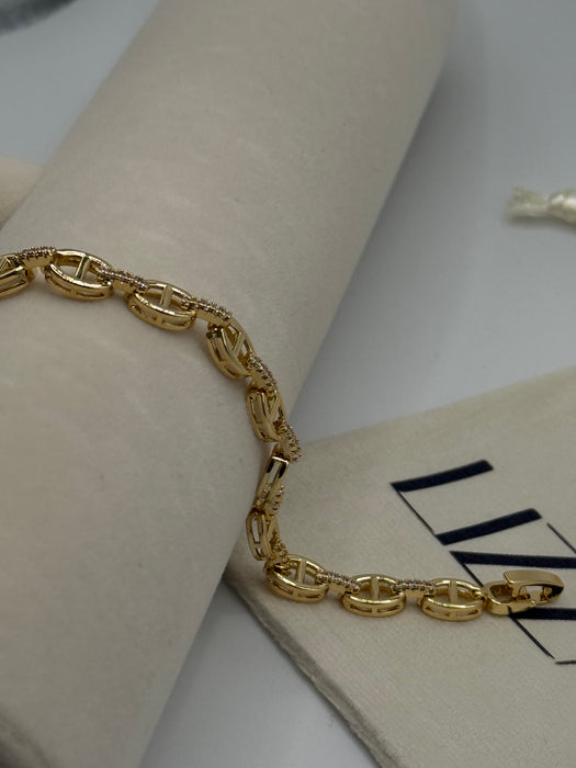 Chloe Gold Filled Bracelet CZ