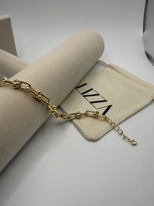 U Style Gold Filled Bracelet